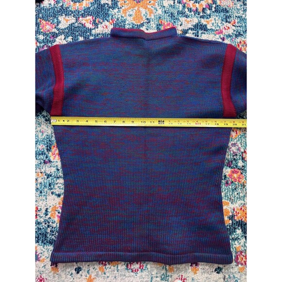 Meggi Hand Loomed 100% Wool Sweater Cowl Neck Made in Germany Size M - Picture 5 of 6